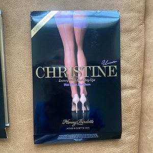 Christine Honey Birdette Unicorn luxury thigh high small stay-ups